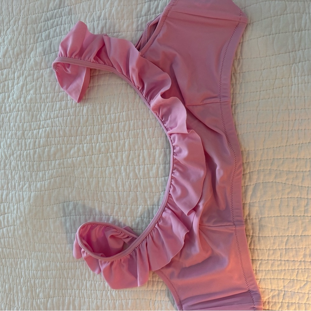 J. Crew Pink and Tan Bikini Bottom